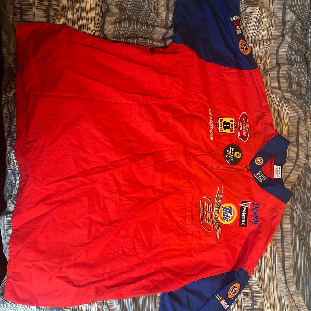 Autographed Ricky Craven Racing team shirt